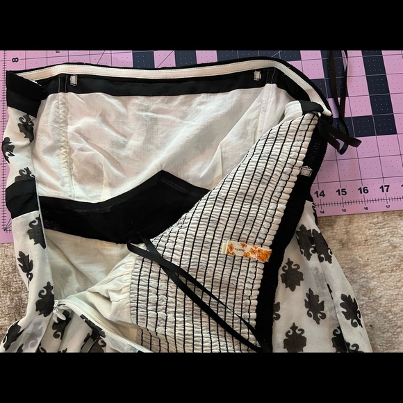 Maeve Strapless Tree Dress with Boning Size 6 - Picture 7 of 9